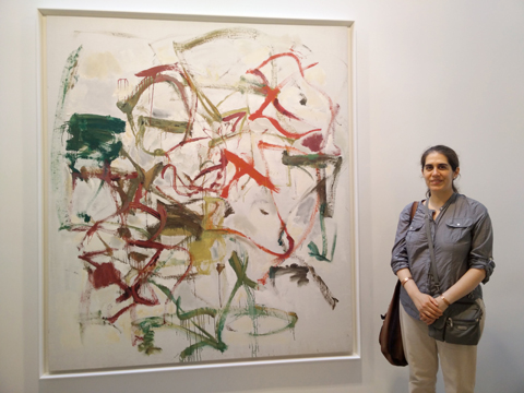 With Joan Mitchell